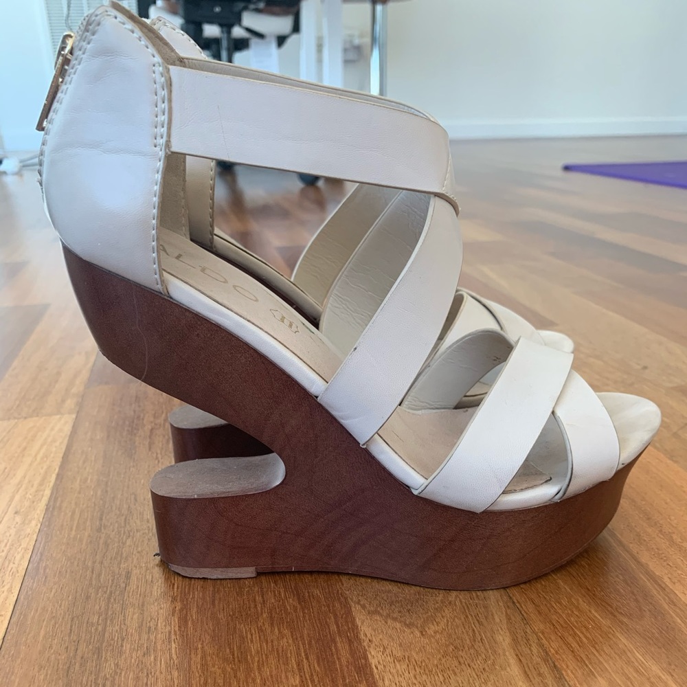 Aldo sandals on a block